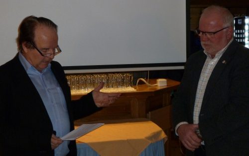 GR Karlheinz Fink wurde für 40 Jahre Parteimitgliedschaft geehrt.